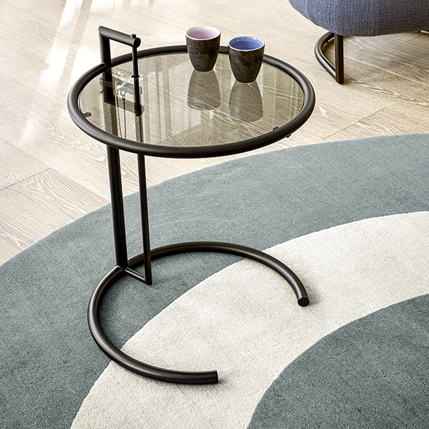 Adjustable Table E 1027 Svart Sidobord