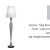 Janzon Hög Bordslampa (Kalk)