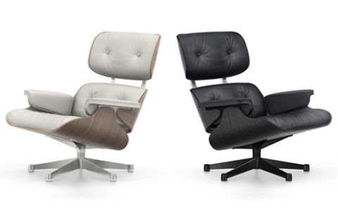 Eames Lounge Chair Snow/Black Version