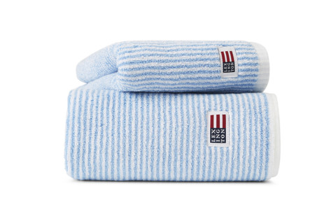 Original Towel Handduk Striped White/Blue