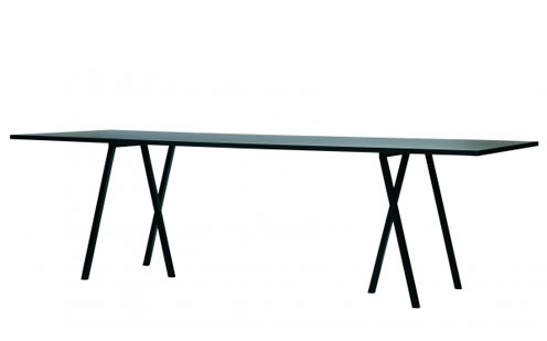 Loop Stand Table Matbord Svart (250 x 92