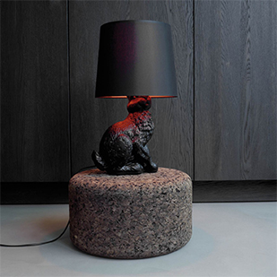 Rabbit Lamp Pvc Metall Inspirationsbild Front Moooi