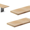 Tree Table Matbord: Iläggsskivor  (100x50 cm