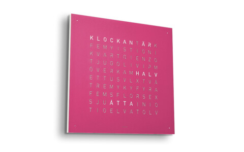 Qlocktwo Classic Pretty Pink Limited Edition