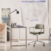 Vipp 453 Swivel+Skrivbordsstol - Utan Hjul