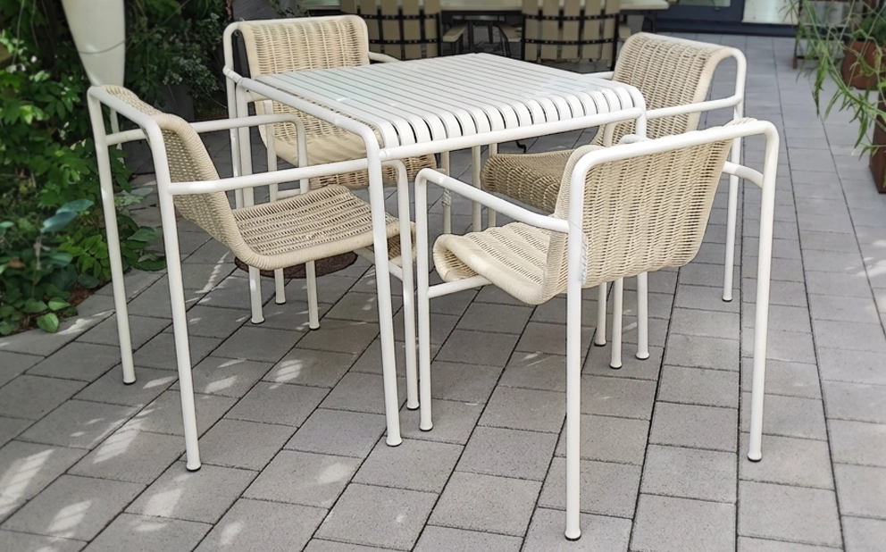 Utemöbler Caféset Palissade Cord HAY - Nytt reapris!