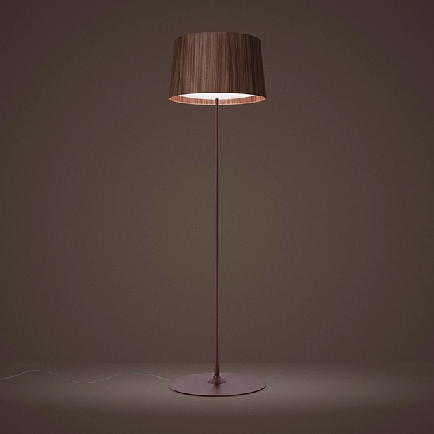 Twiggy Lettura Golvlampa Rosenträ