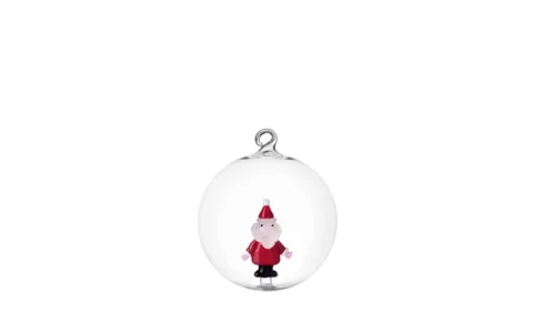 Christmas Ball Santa Claus Glaskula