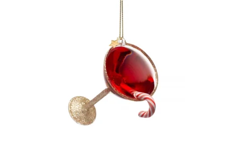 Julgransdekoration Julcocktail Röd