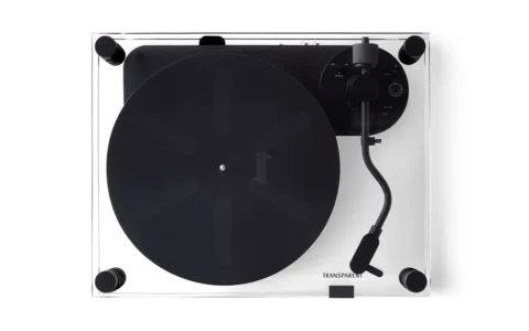 Transparent Turntable Skivspelare