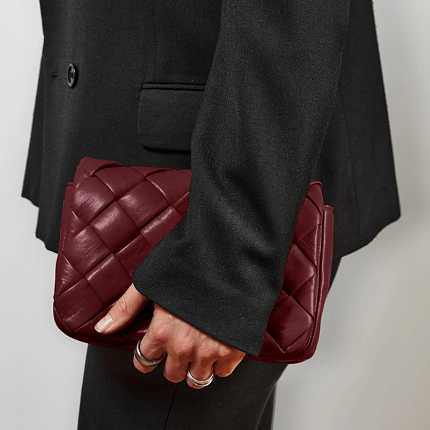 Handväska Shoulder Bag Small Braided Criss Cross