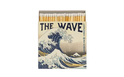Hokusai Wave Tändsticksask