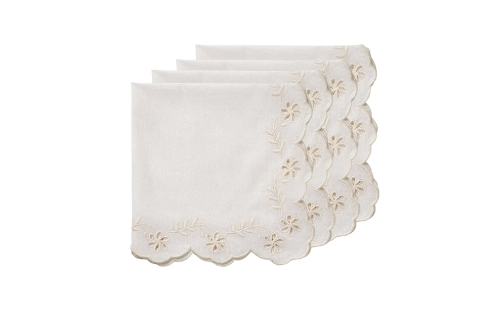 Lace Servett 4-pack