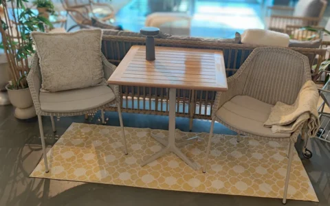 Utemöbler Caféset Drop Bord + Breeze 2 stolar Teak  Cane-line
