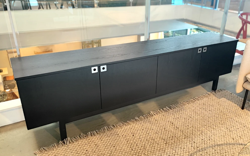 Sideboard Långe Jan Svartbetsad Ask Miljögården Design