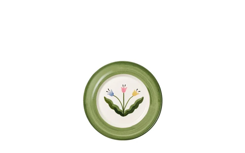 Madelen Möllard Tulip Assiett 22 cm Grön