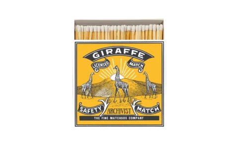 Giraffe Tändsticksask