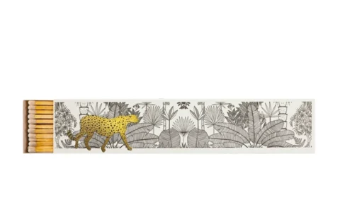 Cheetah in Jungle Tändsticksask Långa