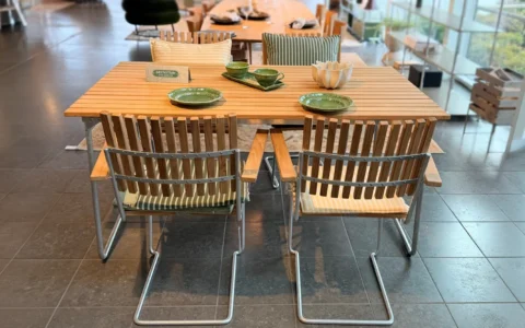 Utemöbler Set Bovik Bord + 4 stolar Grythyttan