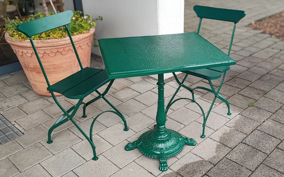 Utemöbler Set Classic cafébord och 2 stolar Classic No.2 - Nytt reapris!