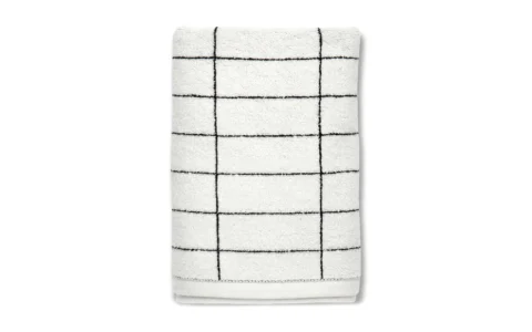Tile Stone Handduk Black/Off White