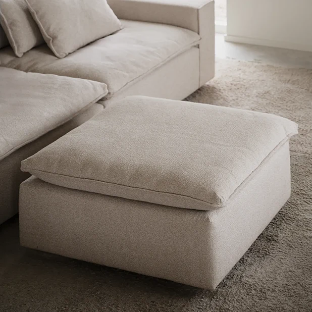 Rawlins Fotpall Beige
