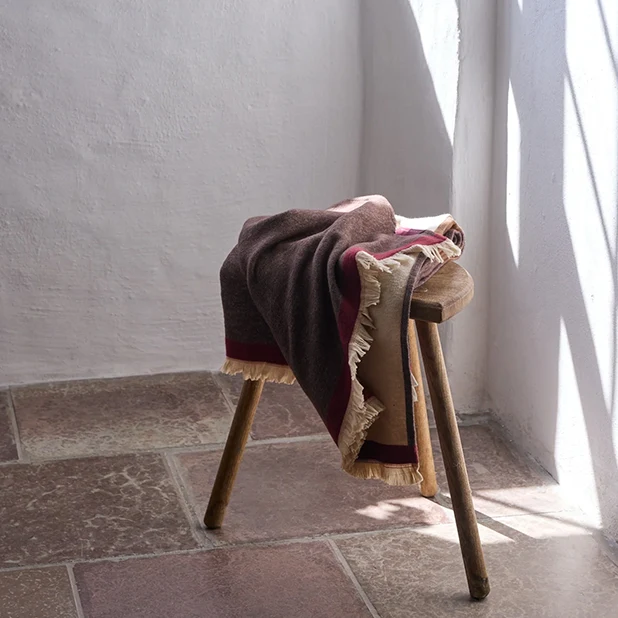 Duet Throw Pläd Brown