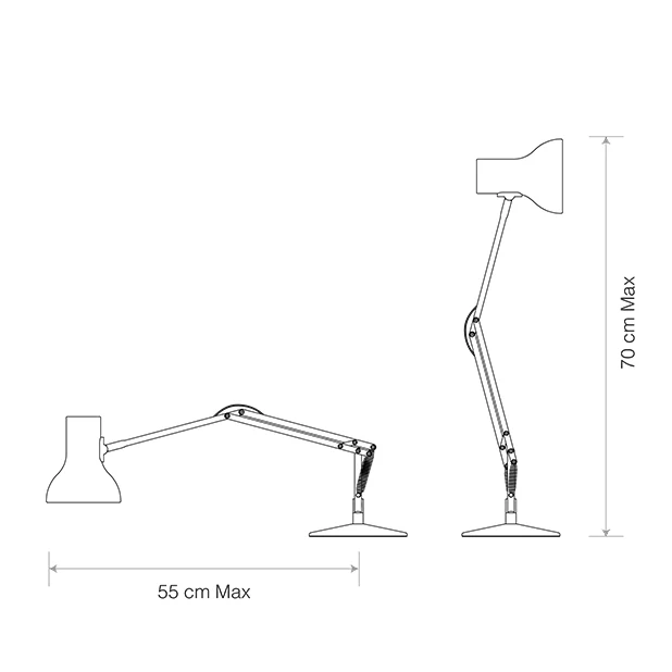 Type 75 Mini Skrivbordslampa