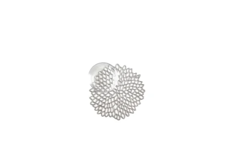 Dahlia Coasters Silver 6-pack